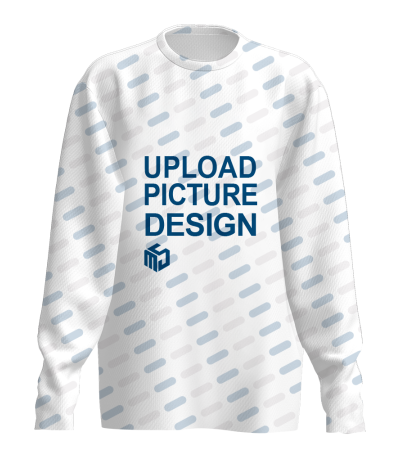 男士圆领长袖T恤-DLZ003 - 鸟眼布-150g/S