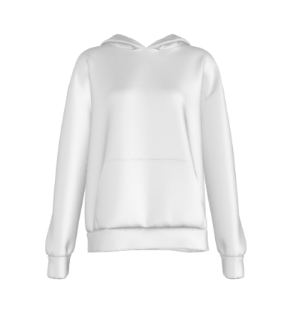 女士长袖有口袋连帽卫衣-DLZ024 - 空气层-200g/S